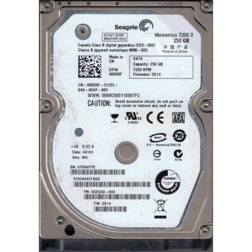 Dell 2-TB 7.2K 3.5 SATA HDD  (55FX5)