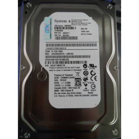 IBM 250-GB Simple Swap 7.2K SATA HDD (71P7298)