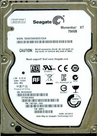Seagate 750-GB 7.2K 3.5 6G SATA HDD (ST750DM003)
