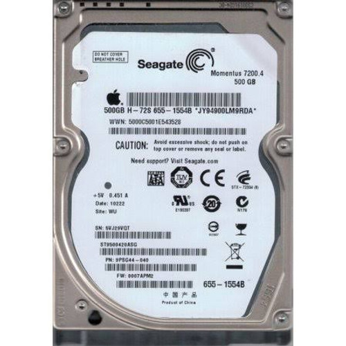 Seagate 500-GB 7.2K 2.5 6G DP SAS HDD (ST9500621SS) Seagate 500-GB 7.2K 2.5 6G DP SAS HDD (ST9500621SS)