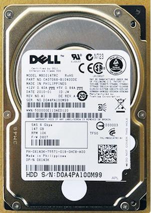 Dell 146-GB 10K 2.5 SP SAS  (X829K)