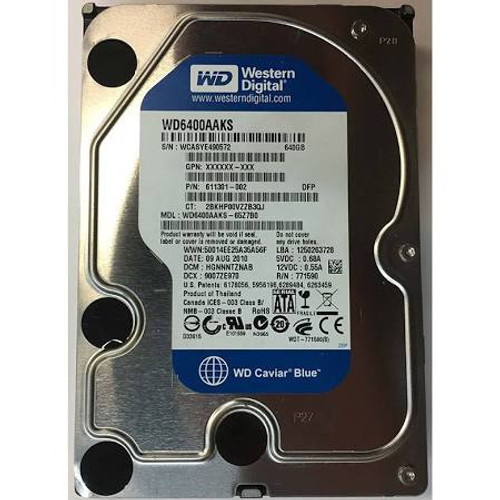 640GB, 7200RPM, SATA (611301-002) 640GB, 7200RPM, SATA (611301-002)