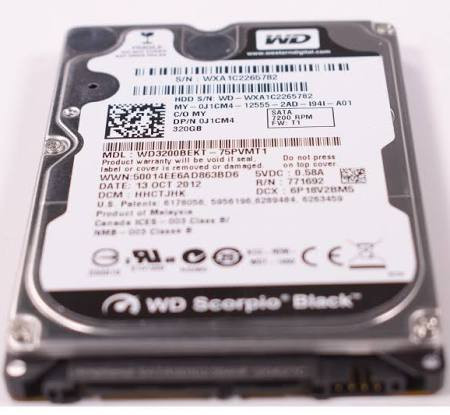 SPS-HDD 320GB 7200PRM SATA (SED) (618243-001)