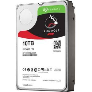 SEAGATE 1ZF101-500 IRONWOLF PRO 10TB 7200RPM 3.5INCH 256MB BUFFER SATA-6GBPS INTERNAL HARD DISK DRIVE.  (1ZF101-500)