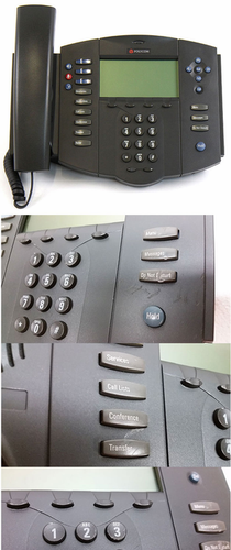 Polycom SoundPoint IP 501 w/AC Adapter (2200-11531-001) Grade B