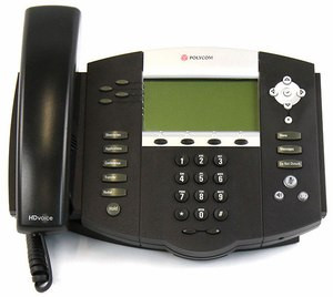 Polycom SoundPoint IP 550 w/AC Adapter (2200-12550-001) - RECERTIFIED