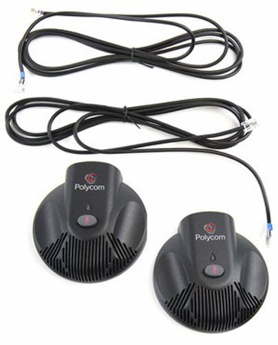 Polycom SoundStation 2 EX Expansion Microphones (2200-16155-001) - RECERTIFIED