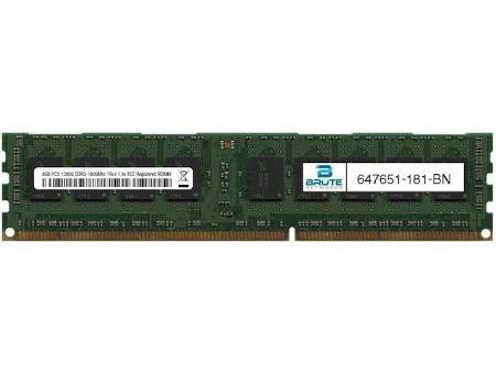 8GB HP Micron RAM MT18JSF1G72PZ-1G6E1 PC3-12800R DDR3-1600 240-P (647651-181) - RECERTIFIED