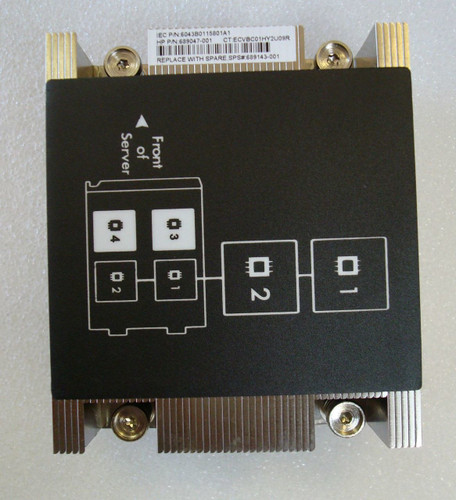 HEATSINK, CPU 1 & 2, BL660C G8 (689047-001) - RECERTIFIED