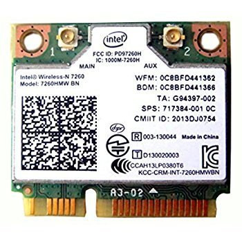 Hewlett Packard Enterprise - WLAN 802.11-AC 7260 WIFI (710661-001) - RECERTIFIED