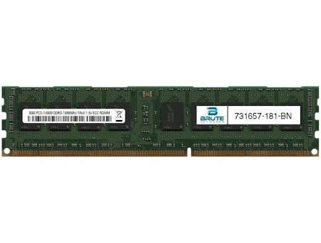 HP-Memory-8 GB-DIMM 240-pin-DDR3-1866 MHz / PC3-14900-CL13-regis (731657-181) - RECERTIFIED