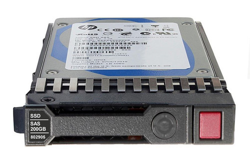 HP 200GB 12G SAS WI SFF 2.5 IN SC SOLID STATE DRIVE (802905-001) - RECERTIFIED