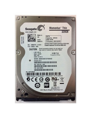 Seagate Momentus Thin ST320LT012 - hard drive - 320 GB - SATA 3Gb/s (ST320LT012) - RECERTIFIED Seagate Momentus Thin ST320LT012 - hard drive - 320 GB - SATA 3Gb/s (ST320LT012) - RECERTIFIED
