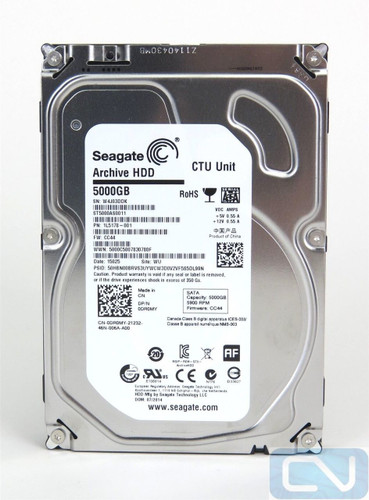 Seagate Archive HDD ST5000AS0011 - hard drive - 5 TB - SATA 6Gb/s (ST5000AS0011) - RECERTIFIED