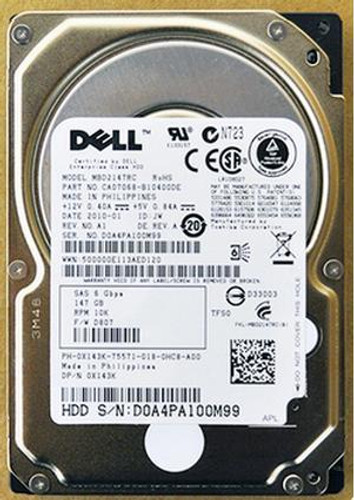 Dell 146-GB 6G 15K 2.5 SP SAS (X162K) - RECERTIFIED Dell 146-GB 6G 15K 2.5 SP SAS (X162K) - RECERTIFIED