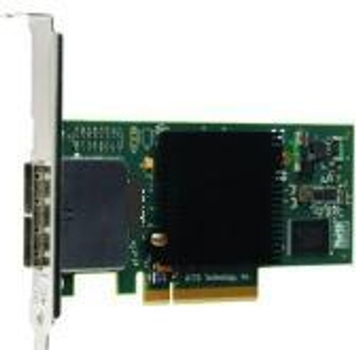 HP 366493-001 DUAL CHANNEL 8-INTERNAL PORT 64BIT 133MHZ PCI-X SAS HOST BUS ADAPTER.