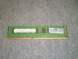 HP 536888-001 1GB (1X1GB) 1333MHZ PC3-10600 CL9 1RX8 ECC UNBUFFERED DDR3 SDRAM DIMM GENUINE HP MEMORY FOR HP WORKSTATION Z200.