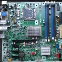 HP 487622-001 SYSTEM BOARD, INTEL G45 CHIP, 1333MHZ FSB, 8GB (MAX) DDR2 SDRAM SUPPORT, FOR DX7500 DESKTOP PC.