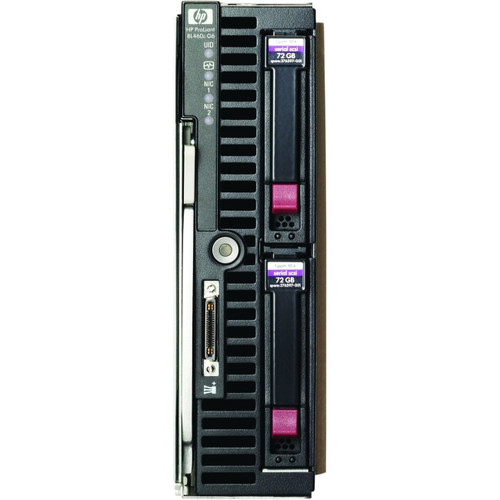 HP 532020-B21 PROLIANT BL460C G6 S-BUY- 1X XEON QC E5530/2.40GHZ 4GB DDR3 SDRAM, HP SMART ARRAY P410I CONTROLLER (RAID 0/1), EMBEDDED NC-532I DUAL PORT FLEX-10 10GBE ETHERNET, BLADE SERVER.