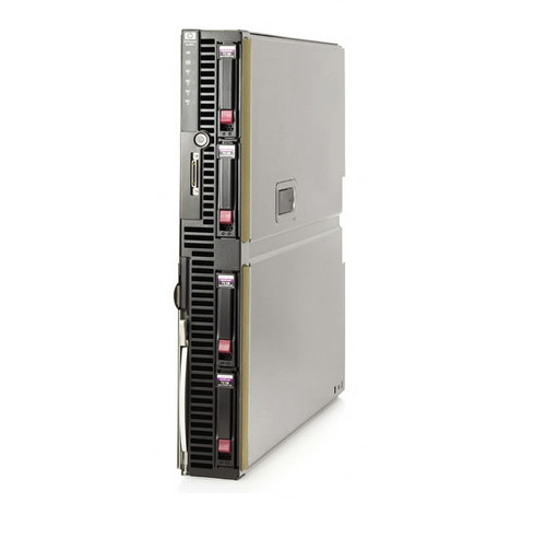 HP 435463-B21 PROLIANT BL480C G1- 2P INTEL QC XEON X5355 2.66GHZ, 4GB DDR2 SDRAM, P400I/256 MB SAS/SATA HS 4X GIGABIT ETHERNET ILO BLADE SERVER.