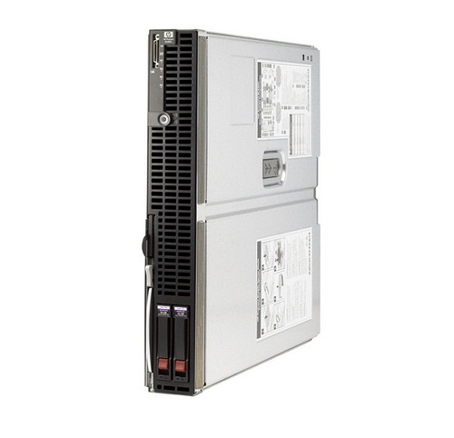 HP 443528-B21 PROLIANT BL680C G5 - 2X XEON E7340 QC 2.4GHZ 8GB RAM SAS/SATA HS SMART ARRAY P400I WITH 256 MB BBWC 4X GIGABIT ETGERNET 2SFF ILO BLADE SERVER.