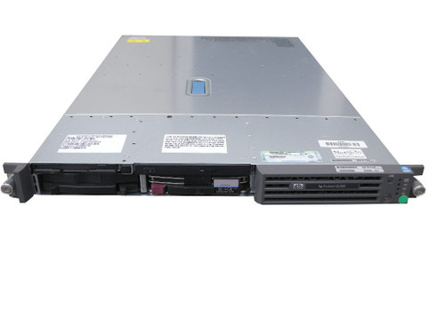 HP 345101-001 PROLIANT DL360 G3 - 1X INTEL XEON 3.2GHZ 1GB DDR SDRAM, 2X NC7781, SMART ARRAY 5I PLUS CONTROLLER, CD-ROM DRIVE, 1U RACK SERVER.