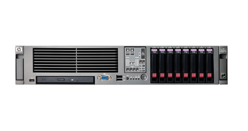 HP 459800-001 PROLIANT DL385 G5 ENTRY/HIGH EFFICIENCY MODEL - 1X AMD OPTERON QC 2347/ 1.9GHZ, 2GB DDR2 SDRAM, 2X NC373I GIGABIT SERVER ADAPTERS, SMART ARRAY E200 WITH 64MB CONTROLLER, 1X 800W PS 2U RACK SERVER.