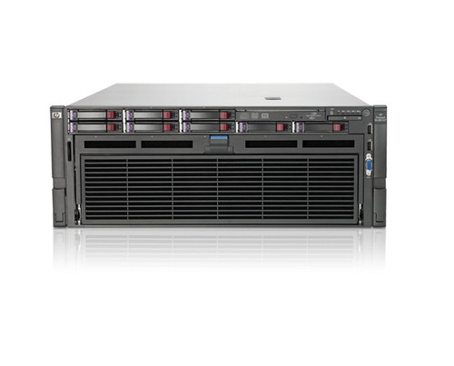 HP 588857-B21 PROLIANT DL580 G7 CTO CHASSIS (SFF) - INTEL 7500 CHIPSET WITH NO CPU, NO RAM, 2X MEMORY BOARDS, NC375I QUAD PORT GIGABIT SERVER ADAPTER, SMART ARRAY P410I WITH ZERO MEMORY, 4U RACK SERVER.