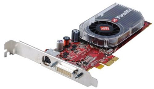 HP 510263-001 ATI FIREMV 2250 256MB PCIE GEN2 GRAPHICS CARD FOR WORKSTATION W/O CABLE.