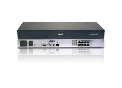 DELL 0GG998 POWEREDGE 180AS KVM SWITCH - 8 PORTS - PS/2, USB.KVM SWITCH-0GG998