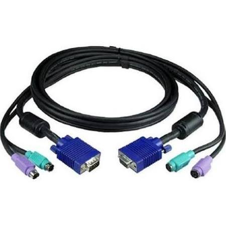 DELL - DUAL PS2 7FT KVM CABLE (0G626).KVM CABLES-0G626