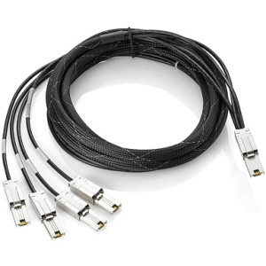 HP AN976A 4M EXT MINI-SAS TO 4 X 1 MINI SAS CABLE.