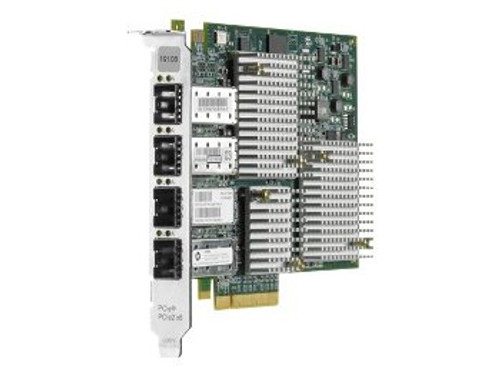 HP - 8GB DUAL PORT PCI-E FIBRE CHANNEL AND 1/10GB DUAL PORT ETHERNET ADAPTER (AT094A).