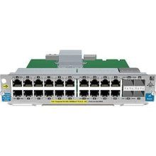 HP J9535-61101 20-PORT GIG-T POE+ / 4-PORT SFP V2 ZL MODULE.