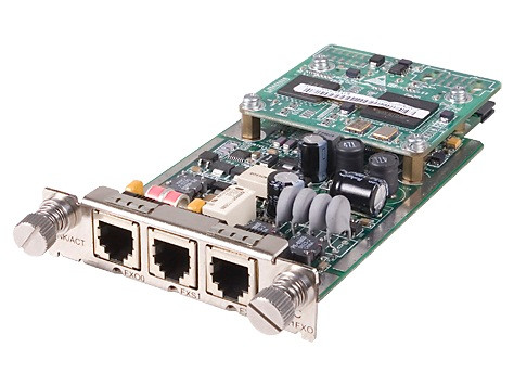HP JD632A MSR 2-PORT FXS/1-PORT FXO SIC MODULE.