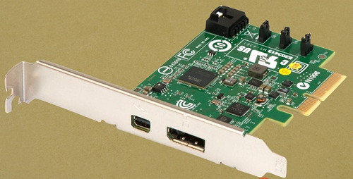 HP 753732-001 1-PORT THUNDERBOLT ADAPTER WITH DISPLAY PORT INPUT.