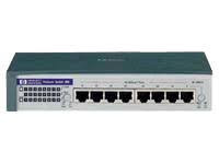 HP J4097B PROCURVE SWITCH 408 UNMANAGED PERP 8PORT 10/100BTX SWITCH WITH ADAPTER.