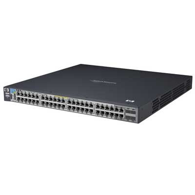 HP J9472A PROCURVE SWITCH 3500-48 SWITCH - 44 PORTS - EN, FAST EN - 10BASE-T, 100BASE-TX 4X10/100/1000BASE-T/SFP (MINI-GBIC) - 1U RACK-MOUNTABLE.