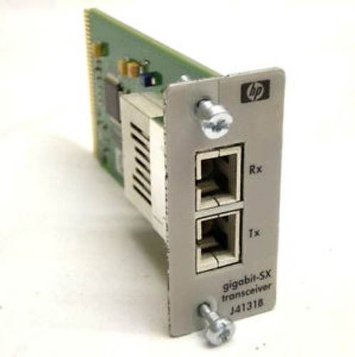 HP J4131-60001 ETHERNET MODULE 1000MBPS 1-PORT PROCURVE GIGABIT FIBRE SX TRANSCEIVER.