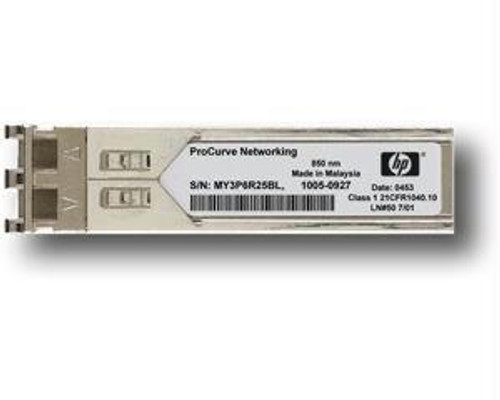 HP J9054-61301 PROCURVE 100-FX SFP-LC TRANSCEIVER MODULE.