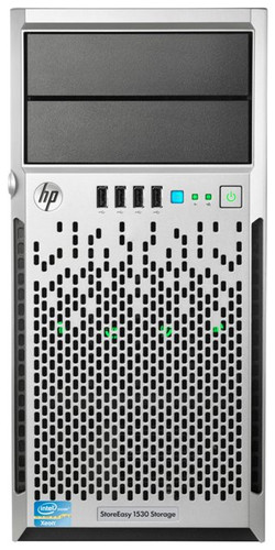 HP B7D92A STORE EASY 1530- 1X INTEL CORE I3 3220 3.3GHZ, 8GB DDR3 SDRAM, 8TB SATA HDD, GIGABIT ETHERNET, 1X 460W PS, 4U TOWER STORAGE SERVER.