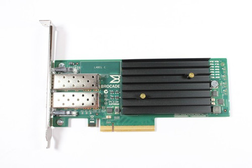 DELL XT5PF BROCADE 1020 10GB DUAL PORT PCI-E 2.0 X8 CONVERGED NETWORK ADAPTER.