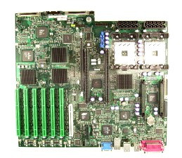 DELL H6266 DUAL SOCKET 603 SERVER BOARD, 400MHZ FSB, UP TO 12 GB DDR MEMORY SUPPORT, FOR POWEREDGE 4600 SERVER .