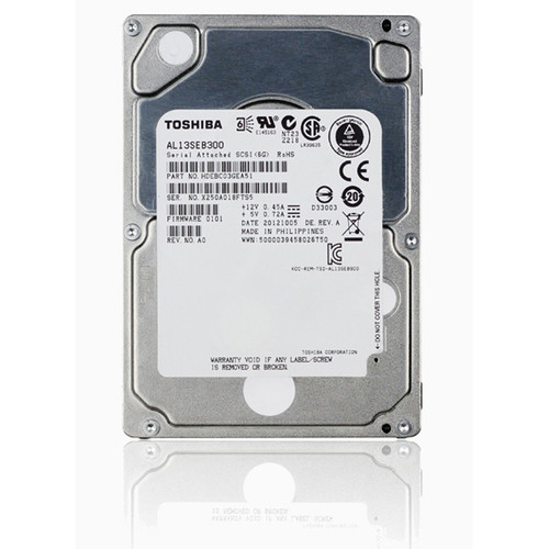 Toshiba AL13SEB300 300GB 10K 64MB Cache SAS 6Gb/s 2.5" Hard Drive Toshiba AL13SEB300 300GB 10K 64MB Cache SAS 6Gb/s 2.5" Hard Drive