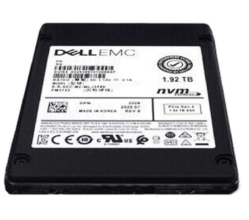 Samsung PM1733 MZ-WLR1T90 - SSD - 1.92 TB - PCIe 4.0 x4 (NVMe) - Dell OEM Refurbished