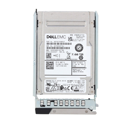 Dell M571X 7.68Tb SED SAS-12Gbps Read Intensive 1DWPD 2.5Inch SSD