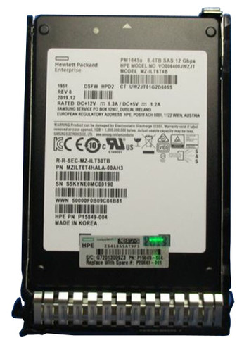 HPE PM1645a P15849-004 - SSD - 6.4 TB - SAS 12Gb/s Refurbished