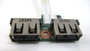 HP Compaq 620 Dual USB Port Board Card with Ribbon 6050A2343101 (6050A2343101) - RECERTIFIED
