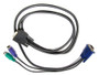 HP - 1X4 KVM CONSOLE PS2 KVM CABLE - 6FT (438610-002).