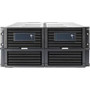 HP AJ866A 70 BAY STORAGEWORKS MODULAR DISK SYSTEM 600 WITH TWO DUAL PORT I/O MODULE SYSTEM HARD DRIVE ARRAY WITHOUT RAILS.